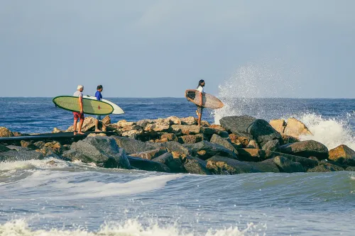 North Jetty, Ida: On the Jetty