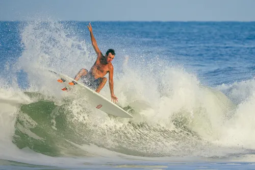 North Jetty, Ida: Surfing Aerial