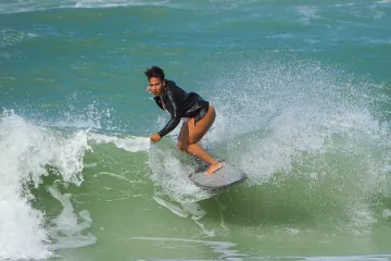 South Jetty, Venice, Florida: Surfer Girl