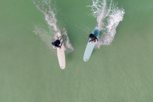 Two Longboarders