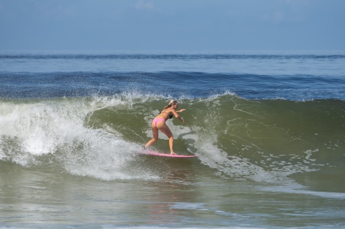 Local Surfergirl Addy Going Left