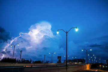 Night Lightning in Venice Florida