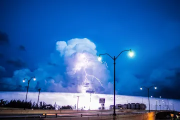 Night Lightning in Venice Florida