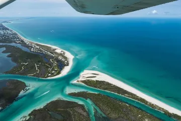 Aerial View of Stump Pass