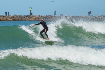20220410 Morning Surf @ South Jetty