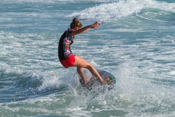 20220419 Surf/Skim Afternoon + Evening @ South Jetty