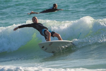 20220419 Surf/Skim Afternoon + Evening @ South Jetty