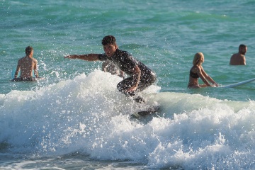 20220419 Surf/Skim Afternoon + Evening @ South Jetty