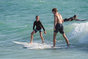 20220419 Surf/Skim Afternoon + Evening @ South Jetty