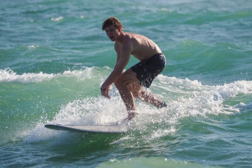 20220419 Surf/Skim Afternoon + Evening @ South Jetty