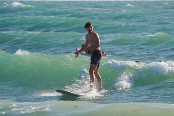 20220419 Surf/Skim Afternoon + Evening @ South Jetty