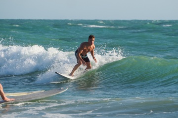 20220419 Surf/Skim Afternoon + Evening @ South Jetty