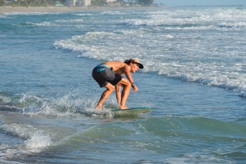 20220419 Surf/Skim Afternoon + Evening @ South Jetty