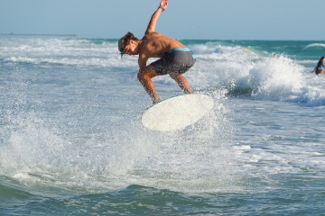 20220419 Surf/Skim Afternoon + Evening @ South Jetty