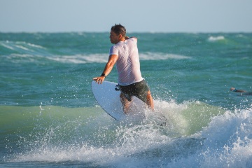 20220419 Surf/Skim Afternoon + Evening @ South Jetty