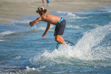 20220419 Surf/Skim Afternoon + Evening @ South Jetty