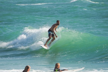 20220419 Surf/Skim Afternoon + Evening @ South Jetty