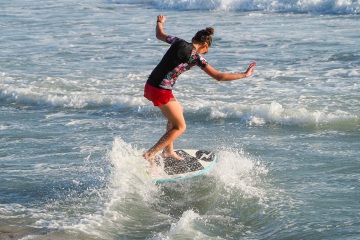 20220419 Surf/Skim Afternoon + Evening @ South Jetty