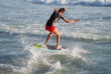 20220419 Surf/Skim Afternoon + Evening @ South Jetty