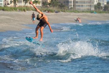 20220419 Surf/Skim Afternoon + Evening @ South Jetty