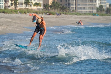 20220419 Surf/Skim Afternoon + Evening @ South Jetty