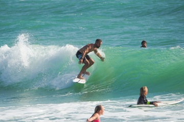 20220419 Surf/Skim Afternoon + Evening @ South Jetty