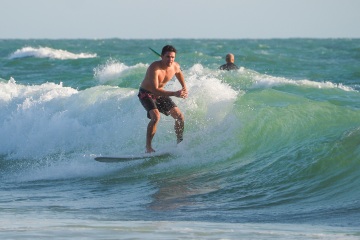 20220419 Surf/Skim Afternoon + Evening @ South Jetty