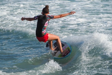 20220419 Surf/Skim Afternoon + Evening @ South Jetty