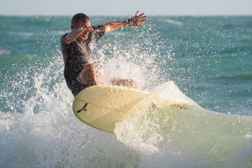 20220419 Surf/Skim Afternoon + Evening @ South Jetty
