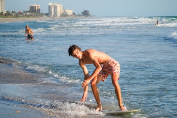 20220419 Surf/Skim Afternoon + Evening @ South Jetty
