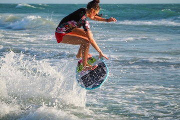 20220419 Surf/Skim Afternoon + Evening @ South Jetty