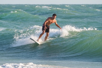 20220419 Surf/Skim Afternoon + Evening @ South Jetty
