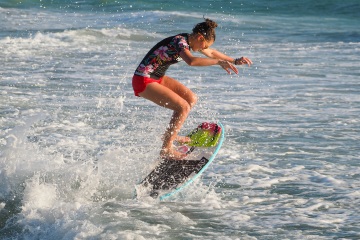 20220419 Surf/Skim Afternoon + Evening @ South Jetty