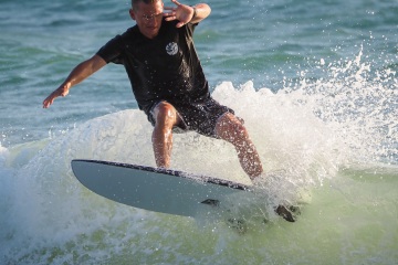 20220419 Surf/Skim Afternoon + Evening @ South Jetty