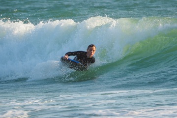 20220419 Surf/Skim Afternoon + Evening @ South Jetty