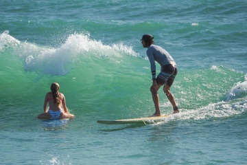 20220419 Surf/Skim Afternoon + Evening @ South Jetty