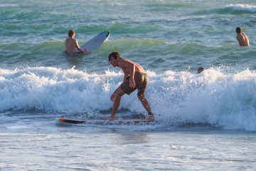 20220419 Surf/Skim Afternoon + Evening @ South Jetty