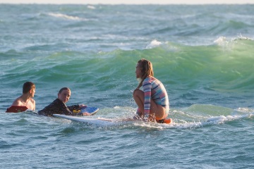 20220419 Surf/Skim Afternoon + Evening @ South Jetty