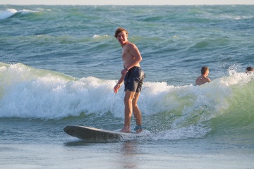 20220419 Surf/Skim Afternoon + Evening @ South Jetty