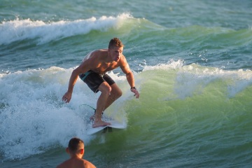 20220419 Surf/Skim Afternoon + Evening @ South Jetty
