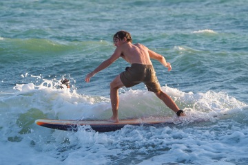 20220419 Surf/Skim Afternoon + Evening @ South Jetty