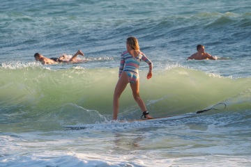 20220419 Surf/Skim Afternoon + Evening @ South Jetty