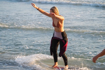 20220419 Surf/Skim Afternoon + Evening @ South Jetty