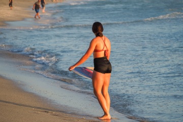 20220419 Surf/Skim Afternoon + Evening @ South Jetty