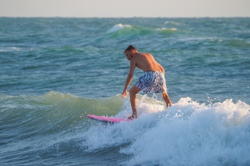 20220419 Surf/Skim Afternoon + Evening @ South Jetty