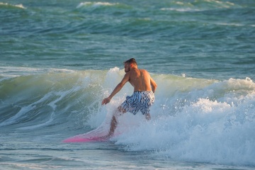 20220419 Surf/Skim Afternoon + Evening @ South Jetty