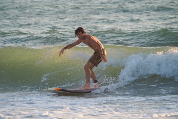 20220419 Surf/Skim Afternoon + Evening @ South Jetty