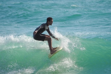 20220419 Surf/Skim Afternoon + Evening @ South Jetty