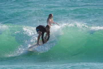 20220419 Surf/Skim Afternoon + Evening @ South Jetty