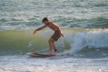 20220419 Surf/Skim Afternoon + Evening @ South Jetty